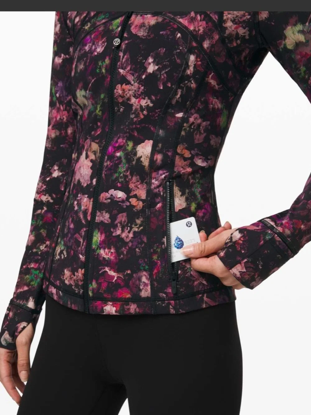 Lululemon Define Jacket Luxtreme Floral Illusion Antique White Multi 6
